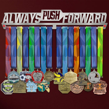 Always Push Forward Medal Hanger Display Victory Medal Hangers®