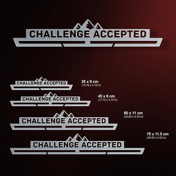 Challenge Accepted Medal Hanger Display v2 Victory Medal Hangers®