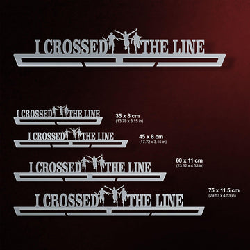 I Crossed The Line Medal Hanger Display V1 Victory Medal Hangers®