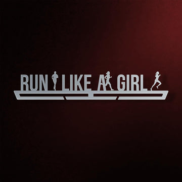 Run Like A Girl Medal Hanger Display Victory Medal Hangers®