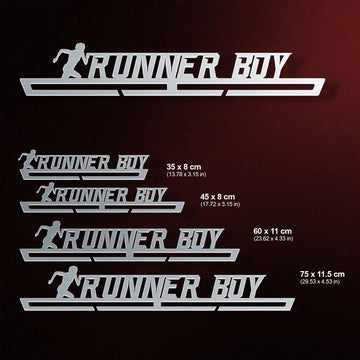 Runner Boy Medal Hanger Display Victory Medal Hangers®