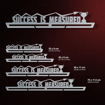 Success Is Measured Medal Hanger Display | Medal Holder Victory Medal Hangers®