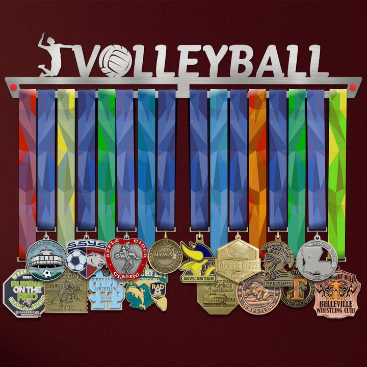 Volleyball Medal Hanger Display MALE Victory Medal Hangers®